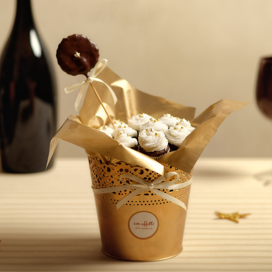 Cupcake Bouquet - Golden Moments